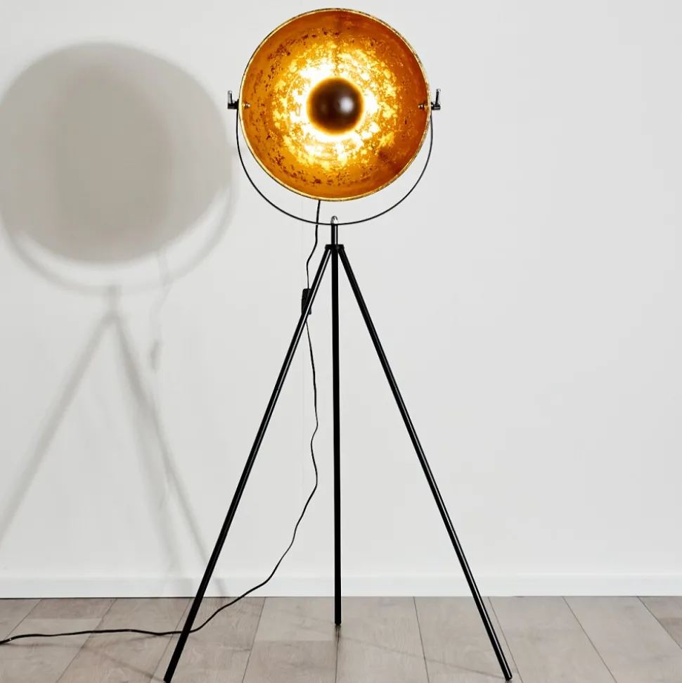 Lampadaire Saturn Noir, 1 Lumiere