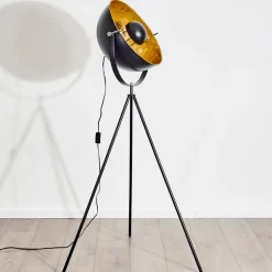Lampadaire Saturn Noir, 1 Lumiere
