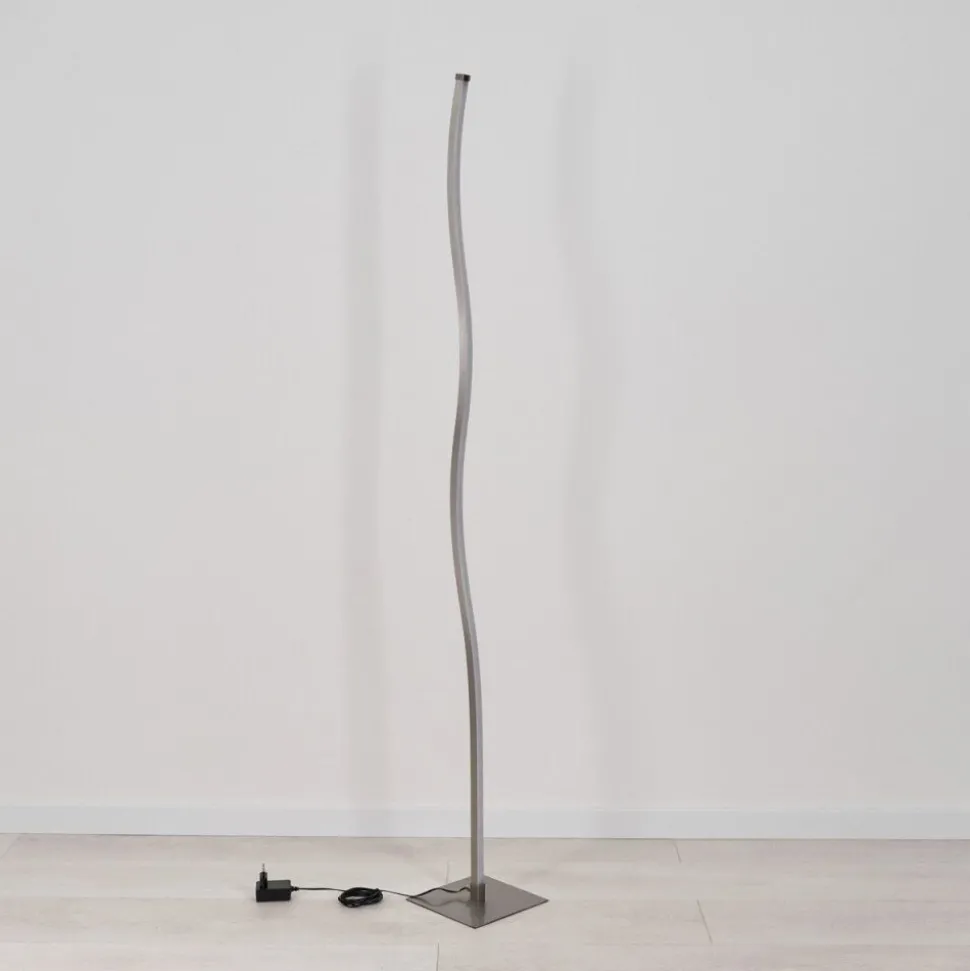 Lampadaire Soyo Led Nickel Mat, 1 Lumiere