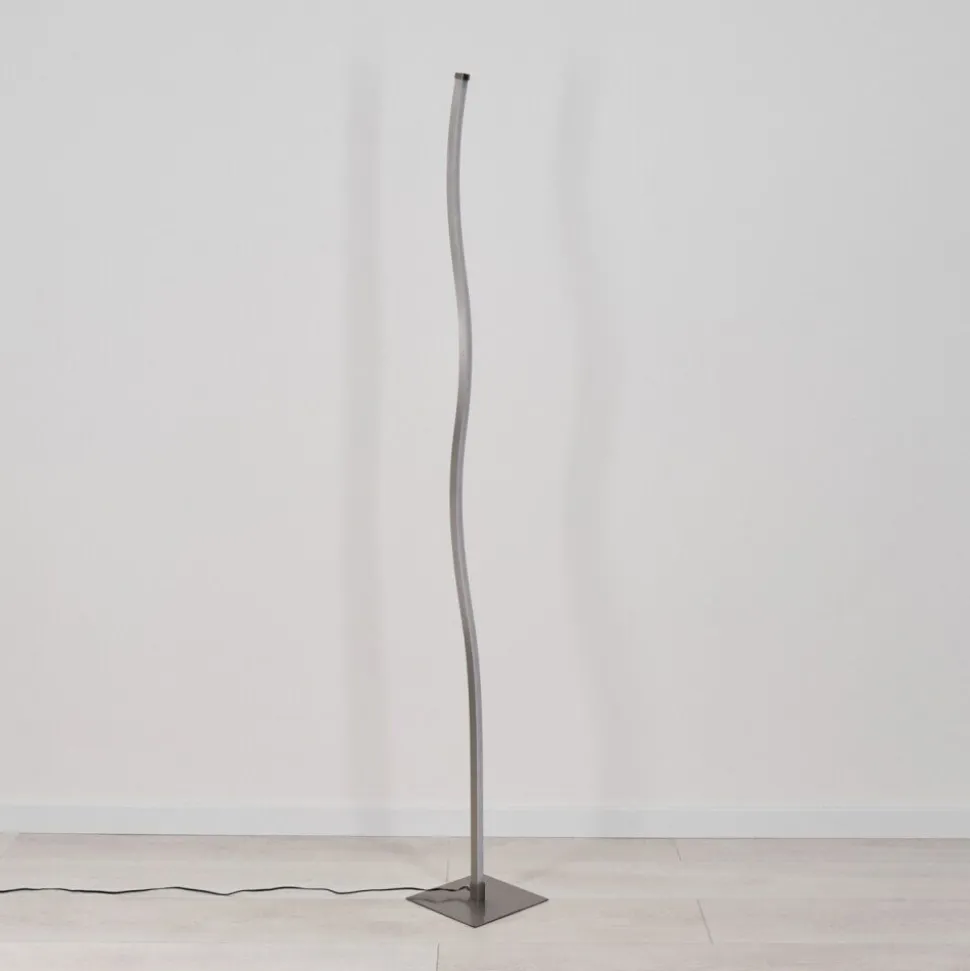 Lampadaire Soyo Led Nickel Mat, 1 Lumiere
