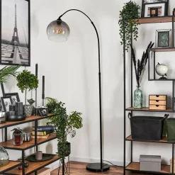 Lampadaire Tapitapa Noir, 1 Lumiere
