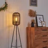 Lampadaire Teheran Noir, 1 Lumiere