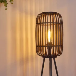 Lampadaire Teheran Noir, 1 Lumiere