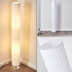 Lampadaire Tekmal Chrome, 2 Lumieres