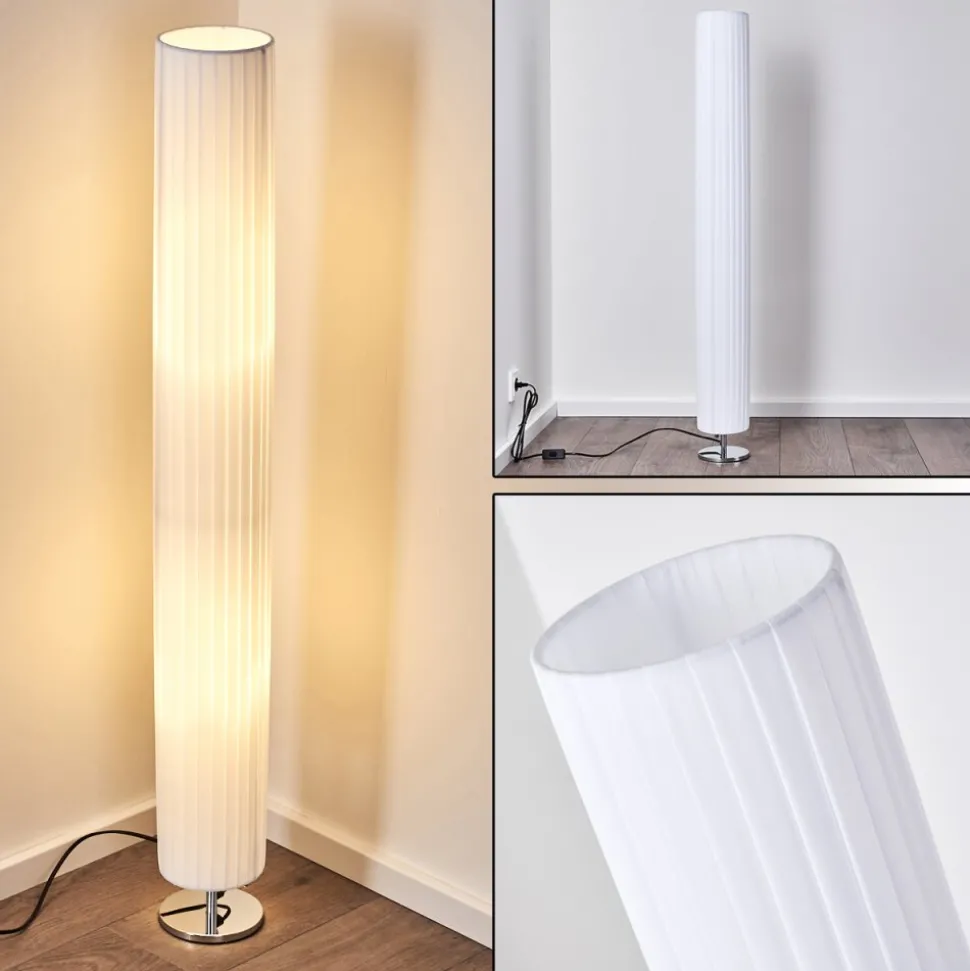 Lampadaire Tekmal Chrome, 2 Lumieres
