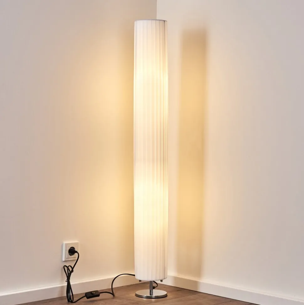 Lampadaire Tekmal Chrome, 2 Lumieres