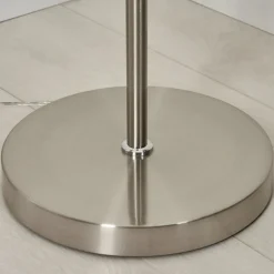 Lampadaire Theron Led Nickel Mat, 1 Lumiere, Telecommandes