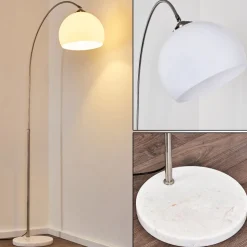 Lampadaire Tipitapa Nickel Mat, 1 Lumiere