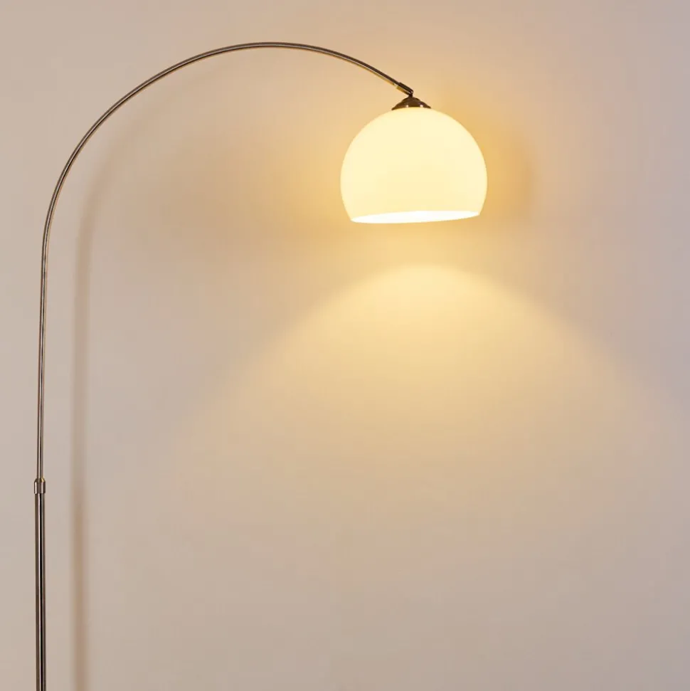 Lampadaire Tipitapa Nickel Mat, 1 Lumiere