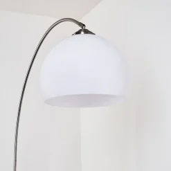 Lampadaire Tipitapa Nickel Mat, 1 Lumiere