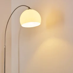 Lampadaire Tipitapa Nickel Mat, 1 Lumiere