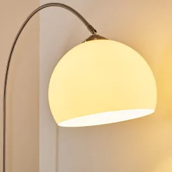 Lampadaire Tipitapa Nickel Mat, 1 Lumiere