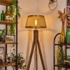 Lampadaire Tomaca Laiton, Ecru, 1 Lumiere