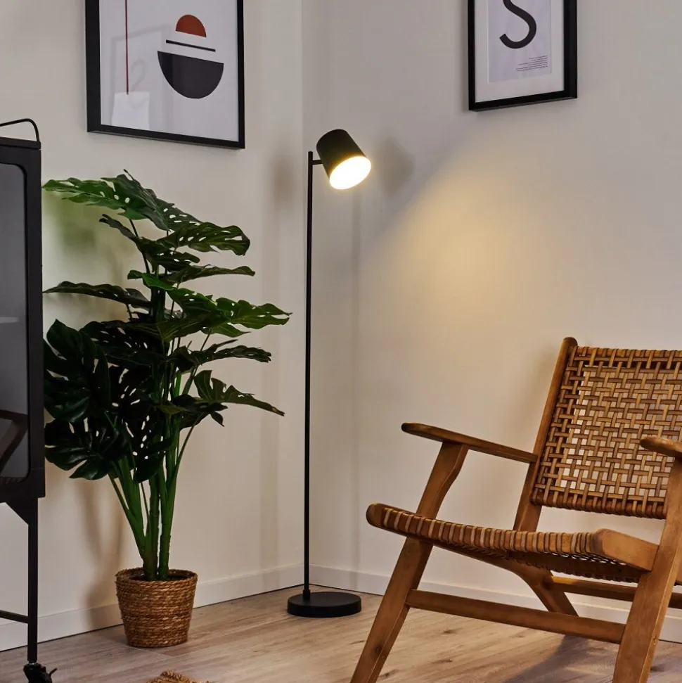 Lampadaire Tontolos Led Noir, 1 Lumiere