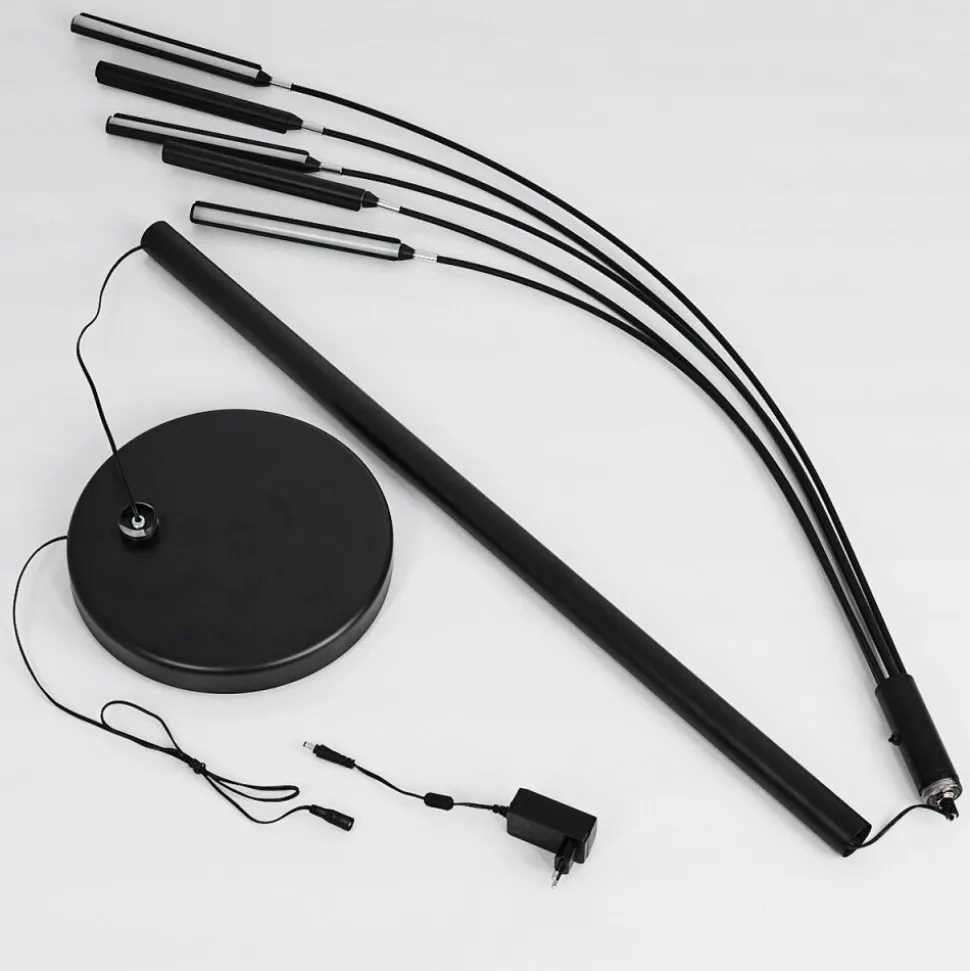 Lampadaire Totara Led Noir, 5 Lumieres