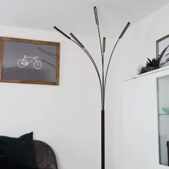 Lampadaire Totara Led Noir, 5 Lumieres