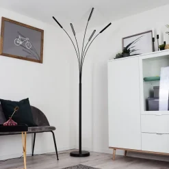 Lampadaire Totara Led Noir, 5 Lumieres