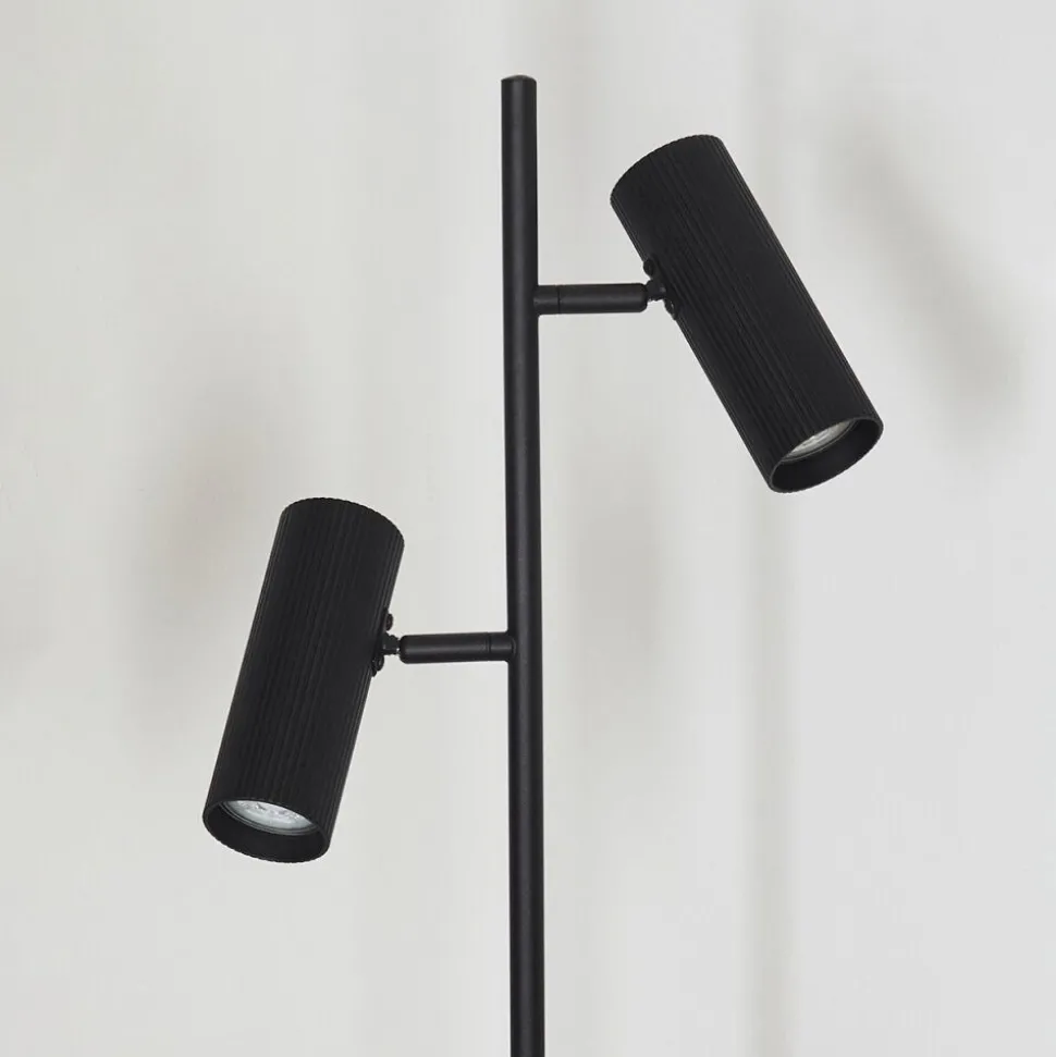 Lampadaire Trutielle Noir, 2 Lumieres