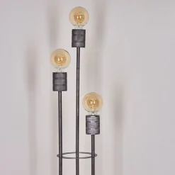 Lampadaire Tyldom Argent Oxyde, 3 Lumieres