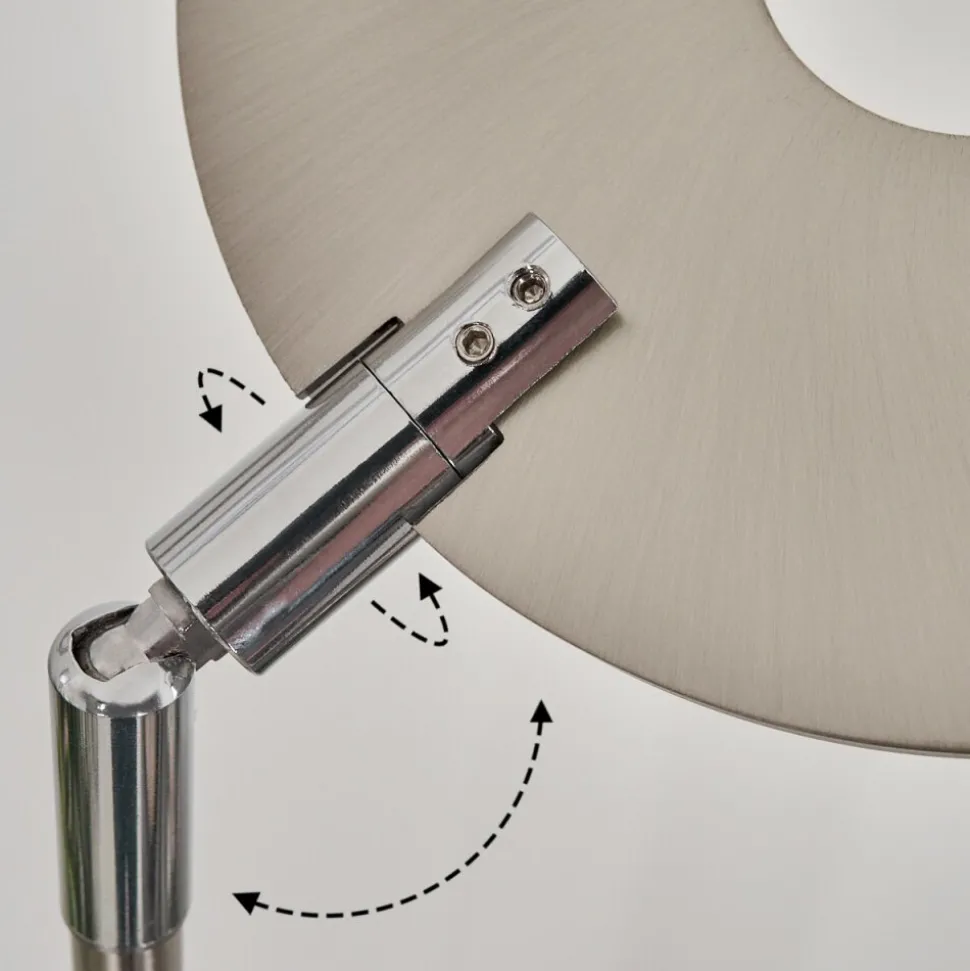Lampadaire Umag Led Chrome, Nickel Mat, 1 Lumiere