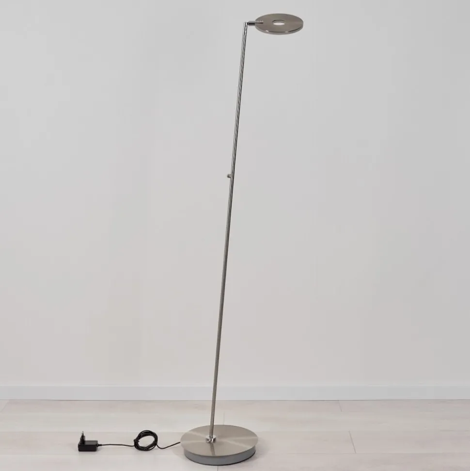 Lampadaire Umag Led Chrome, Nickel Mat, 1 Lumiere