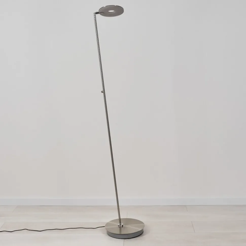 Lampadaire Umag Led Chrome, Nickel Mat, 1 Lumiere