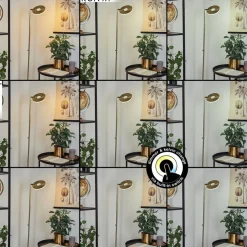 Lampadaire Umag Led Laiton, 1 Lumiere