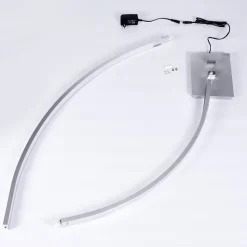 Lampadaire Uttorp Led Argente, 1 Lumiere
