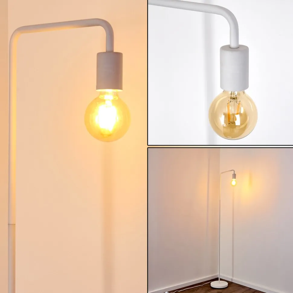 Lampadaire Valocolla Blanc, 1 Lumiere