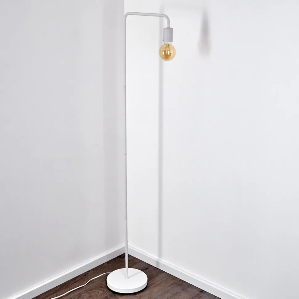 Lampadaire Valocolla Blanc, 1 Lumiere