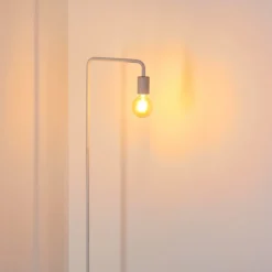 Lampadaire Valocolla Blanc, 1 Lumiere