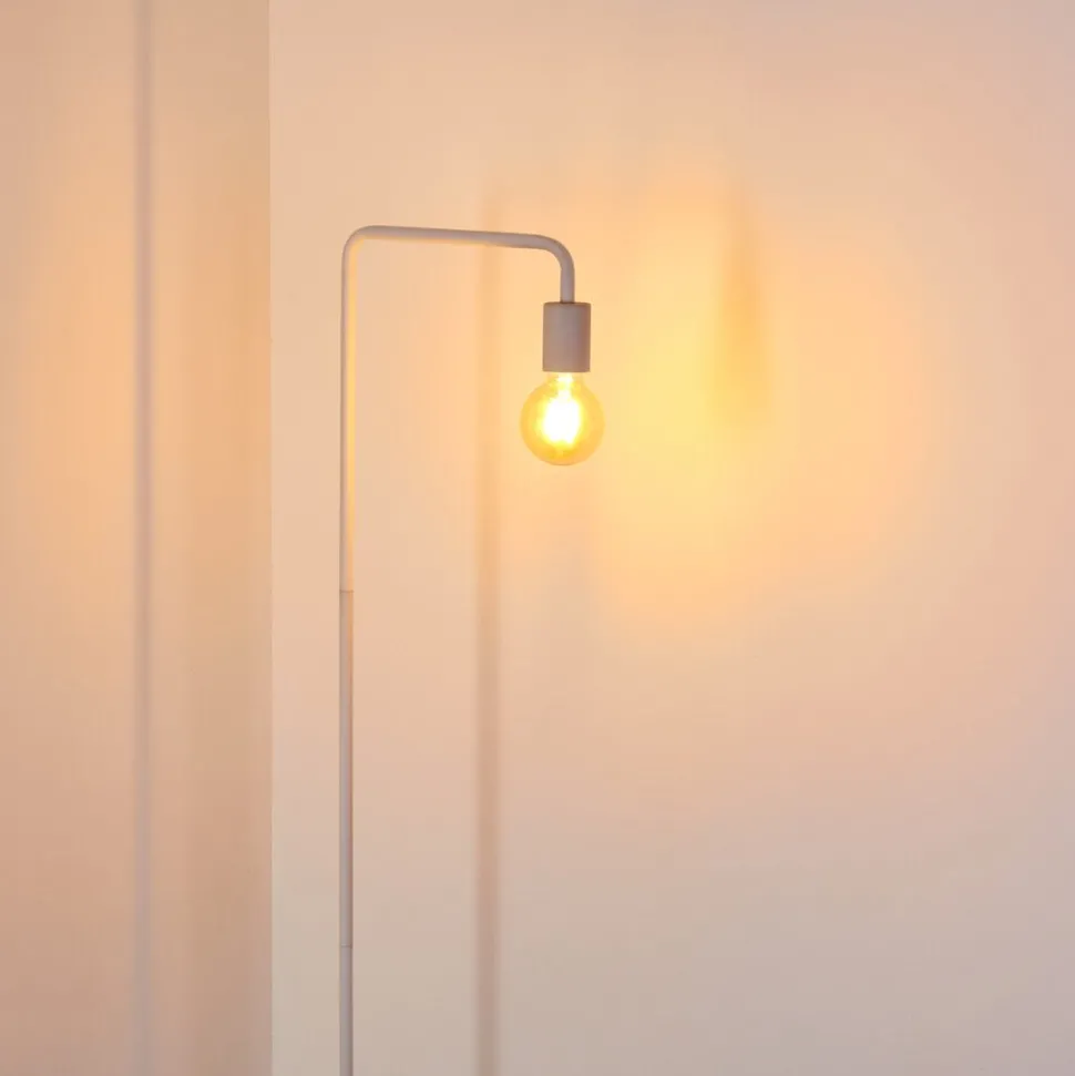 Lampadaire Valocolla Blanc, 1 Lumiere