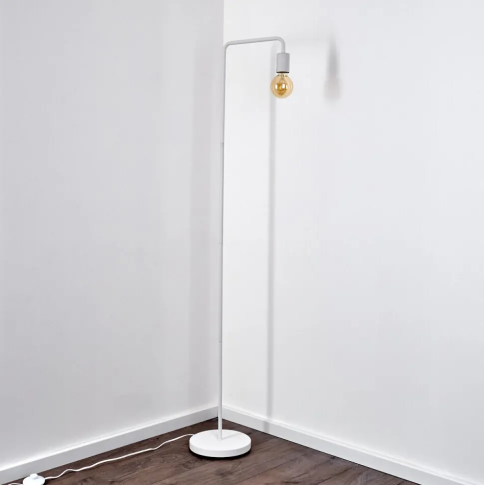 Lampadaire Valocolla Blanc, 1 Lumiere