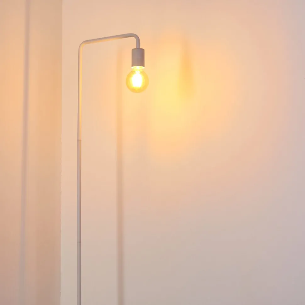 Lampadaire Valocolla Blanc, 1 Lumiere