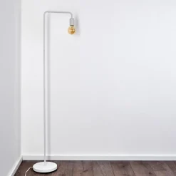 Lampadaire Valocolla Blanc, 1 Lumiere