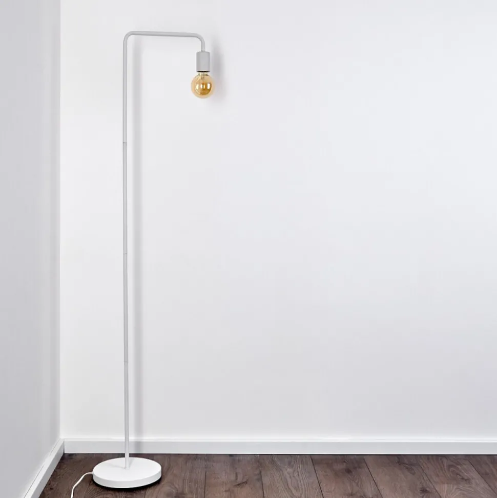 Lampadaire Valocolla Blanc, 1 Lumiere