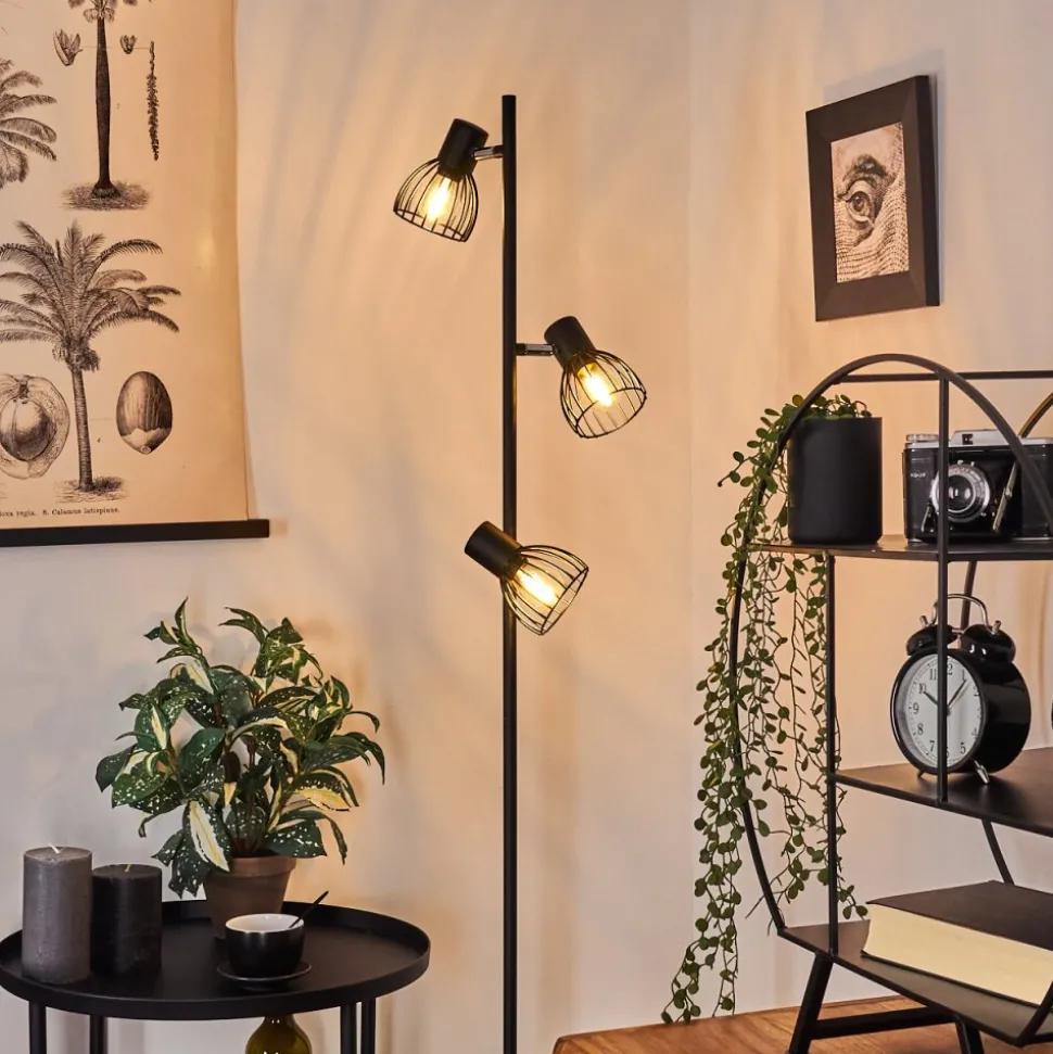 Lampadaire Verbania Noir, 3 Lumieres