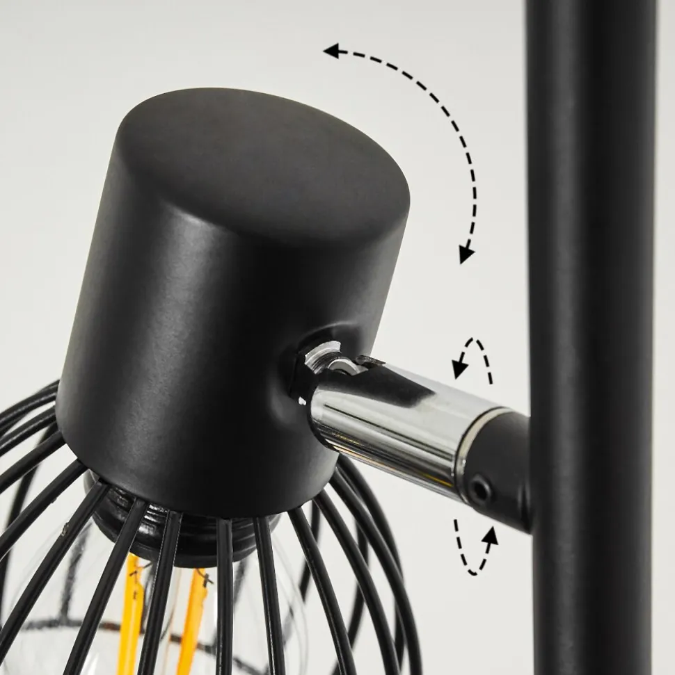 Lampadaire Verbania Noir, 3 Lumieres