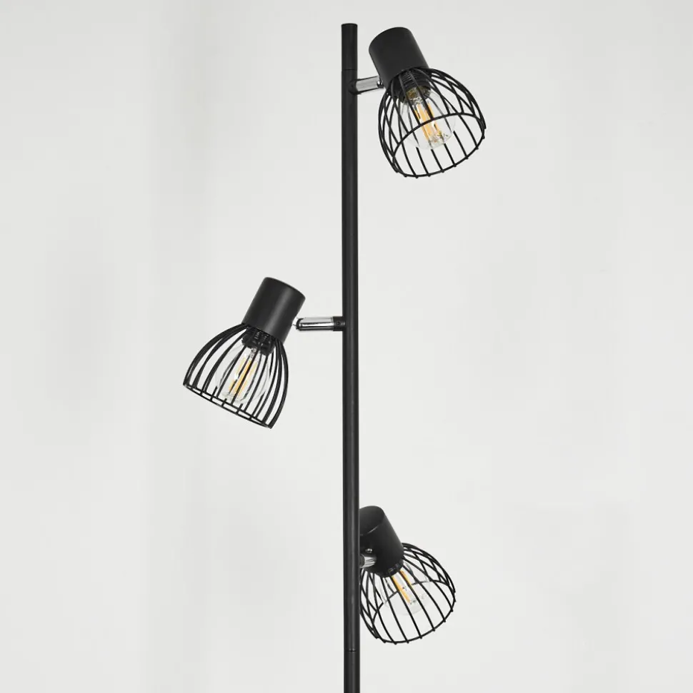 Lampadaire Verbania Noir, 3 Lumieres