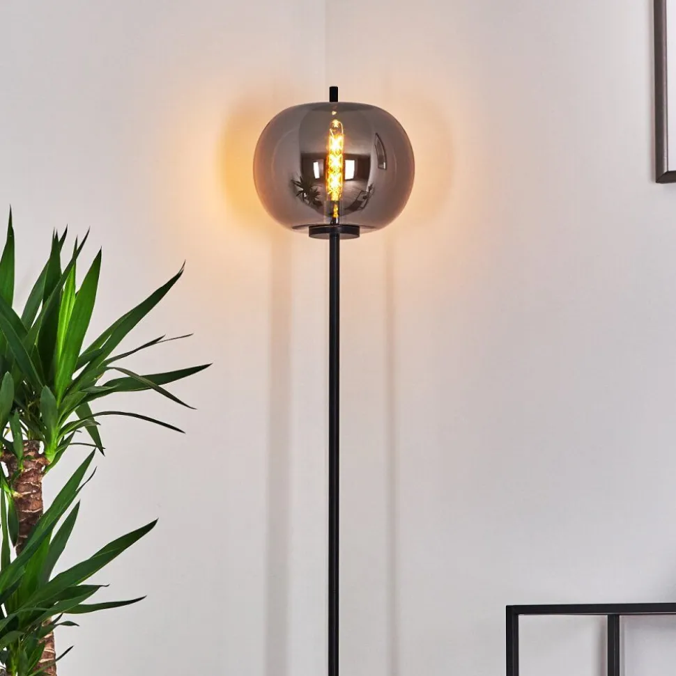 Lampadaire Verbania Noir, 1 Lumiere