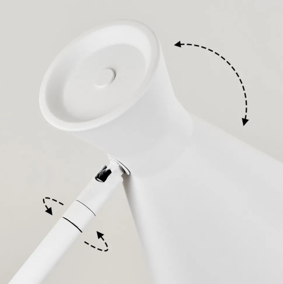Lampadaire Vijes Blanc, 1 Lumiere