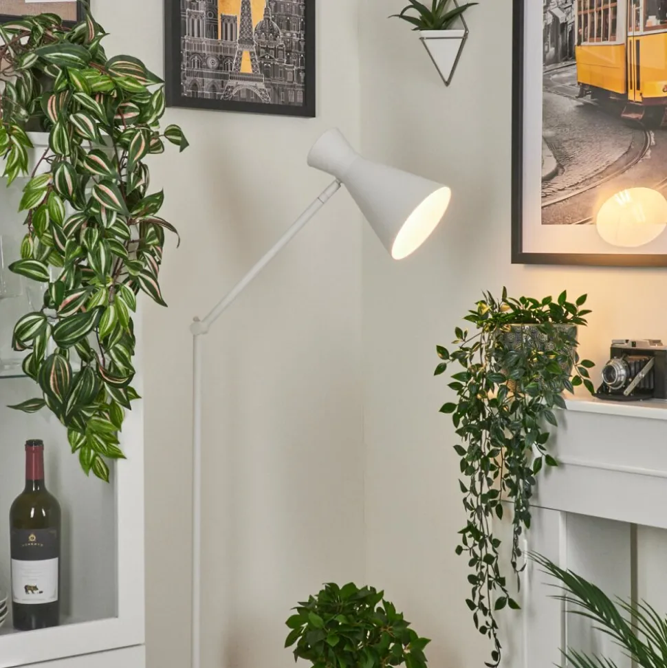 Lampadaire Vijes Blanc, 1 Lumiere