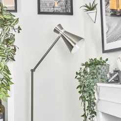 Lampadaire Vijes Nickel Mat, 1 Lumiere