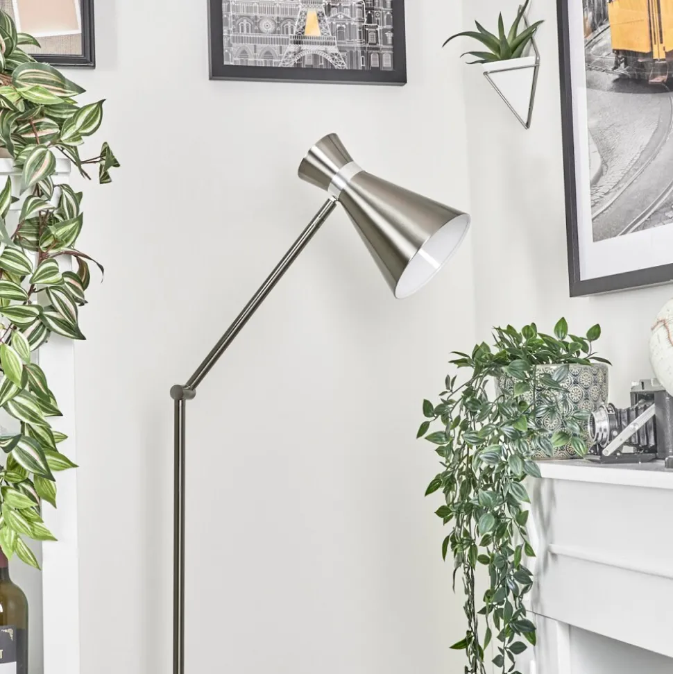Lampadaire Vijes Nickel Mat, 1 Lumiere