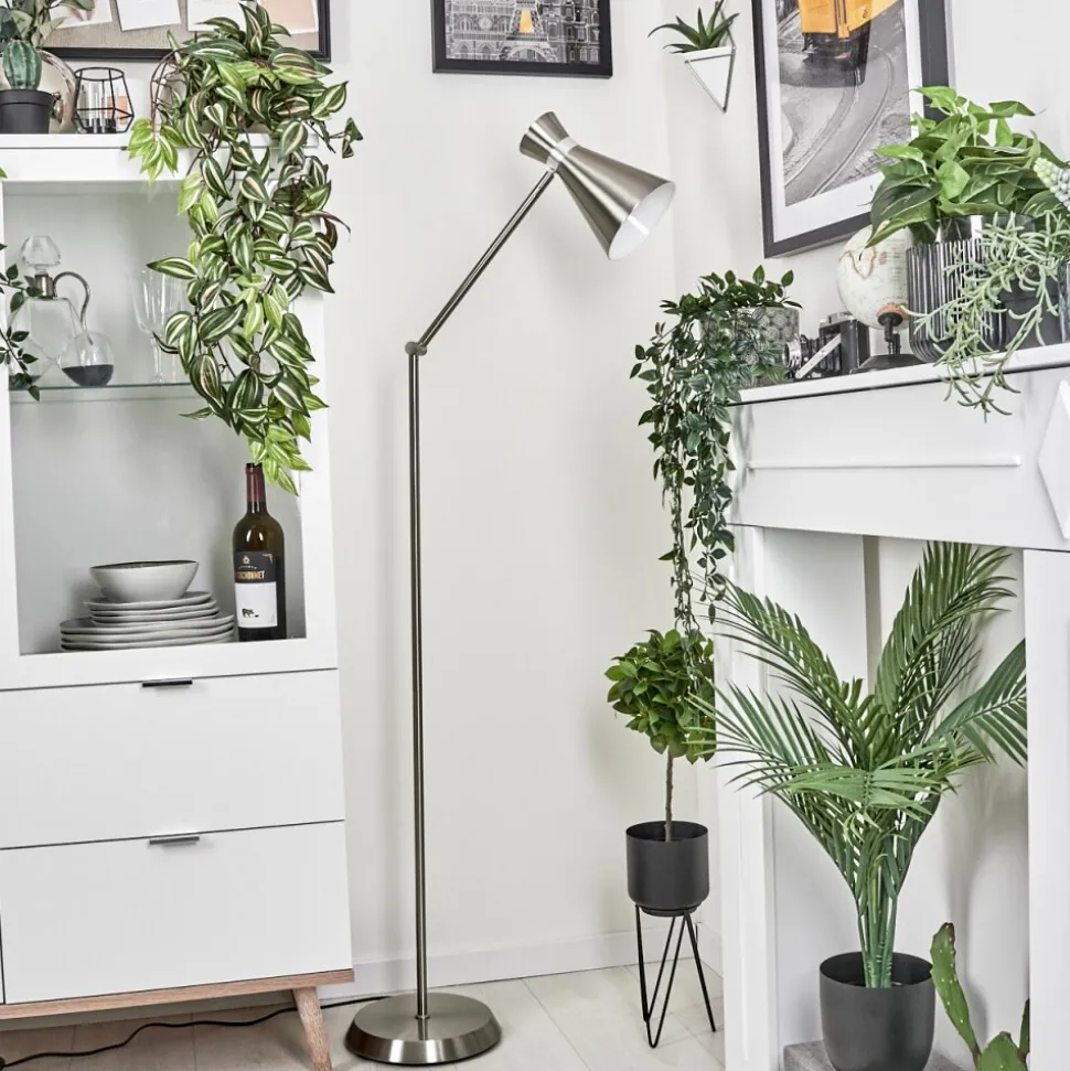 Lampadaire Vijes Nickel Mat, 1 Lumiere