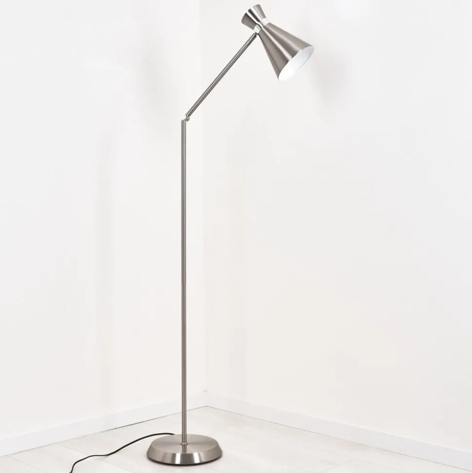 Lampadaire Vijes Nickel Mat, 1 Lumiere
