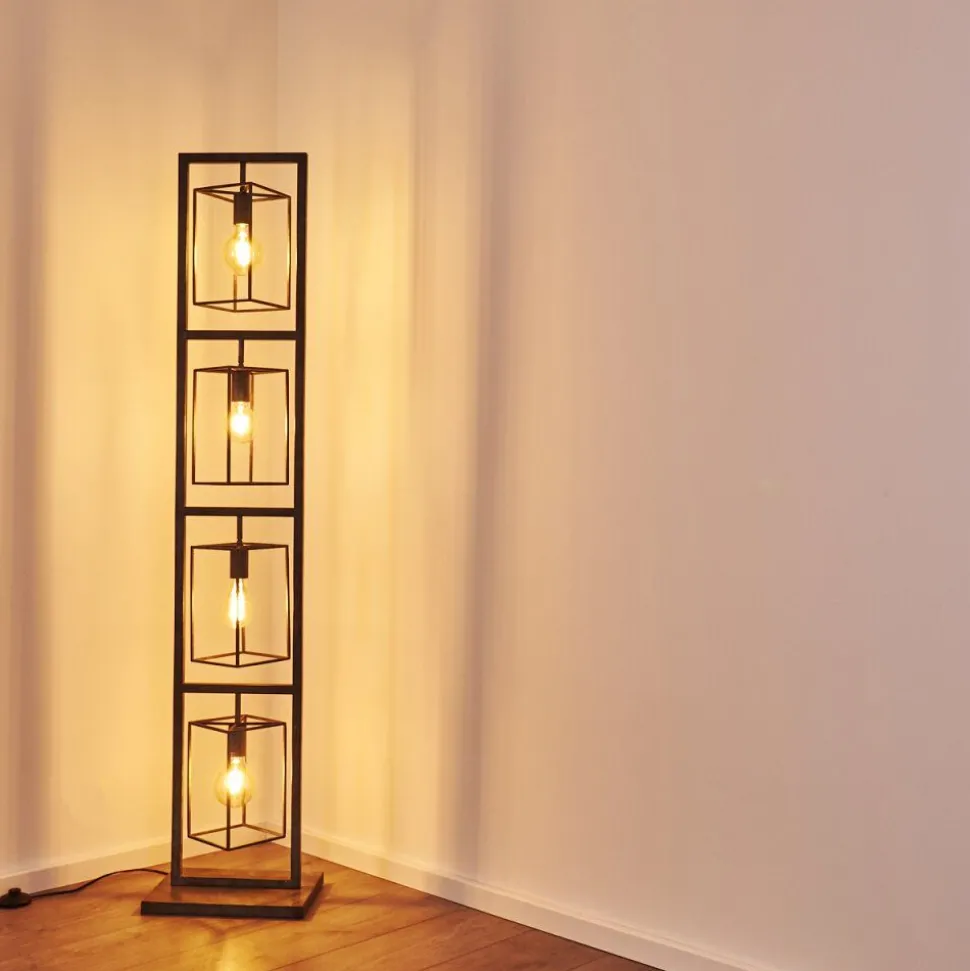 Lampadaire Westbroek Argente, 4 Lumieres