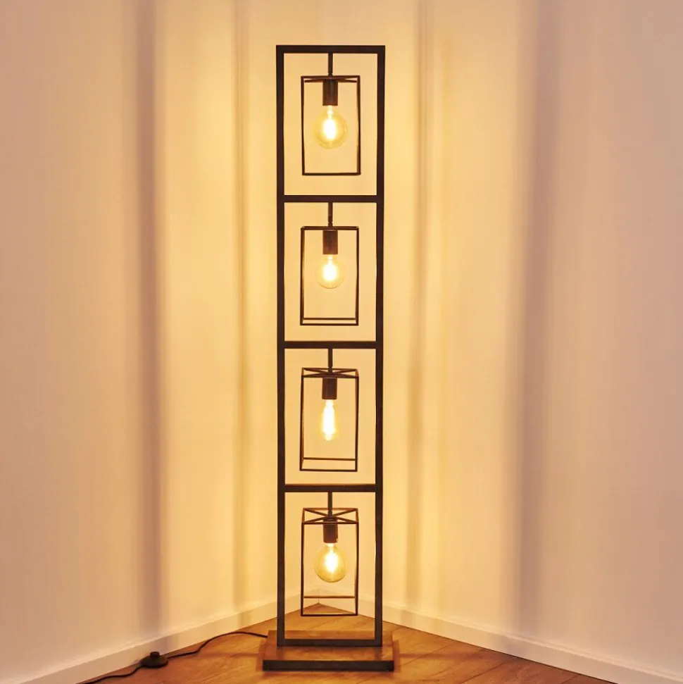 Lampadaire Westbroek Argente, 4 Lumieres
