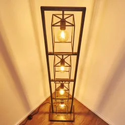 Lampadaire Westbroek Argente, 4 Lumieres