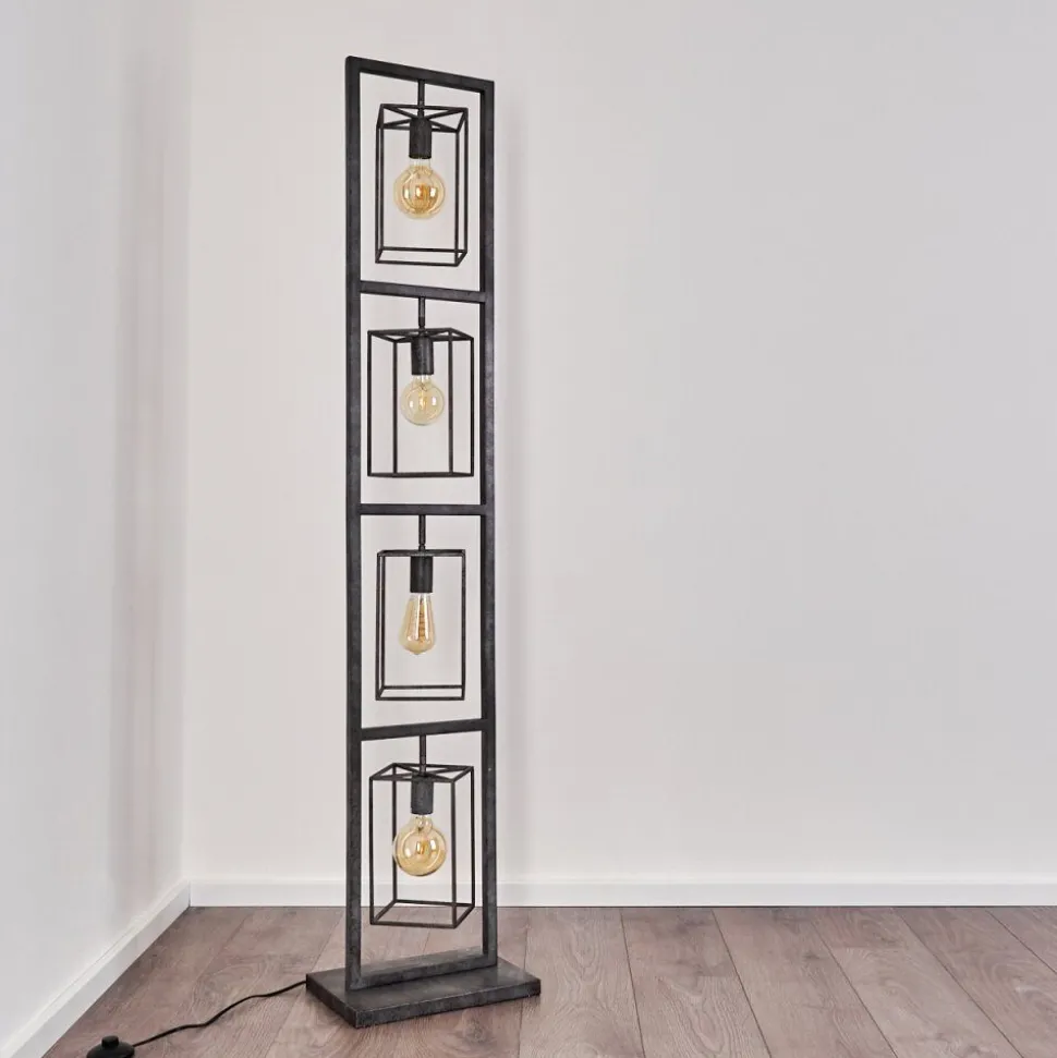 Lampadaire Westbroek Argente, 4 Lumieres